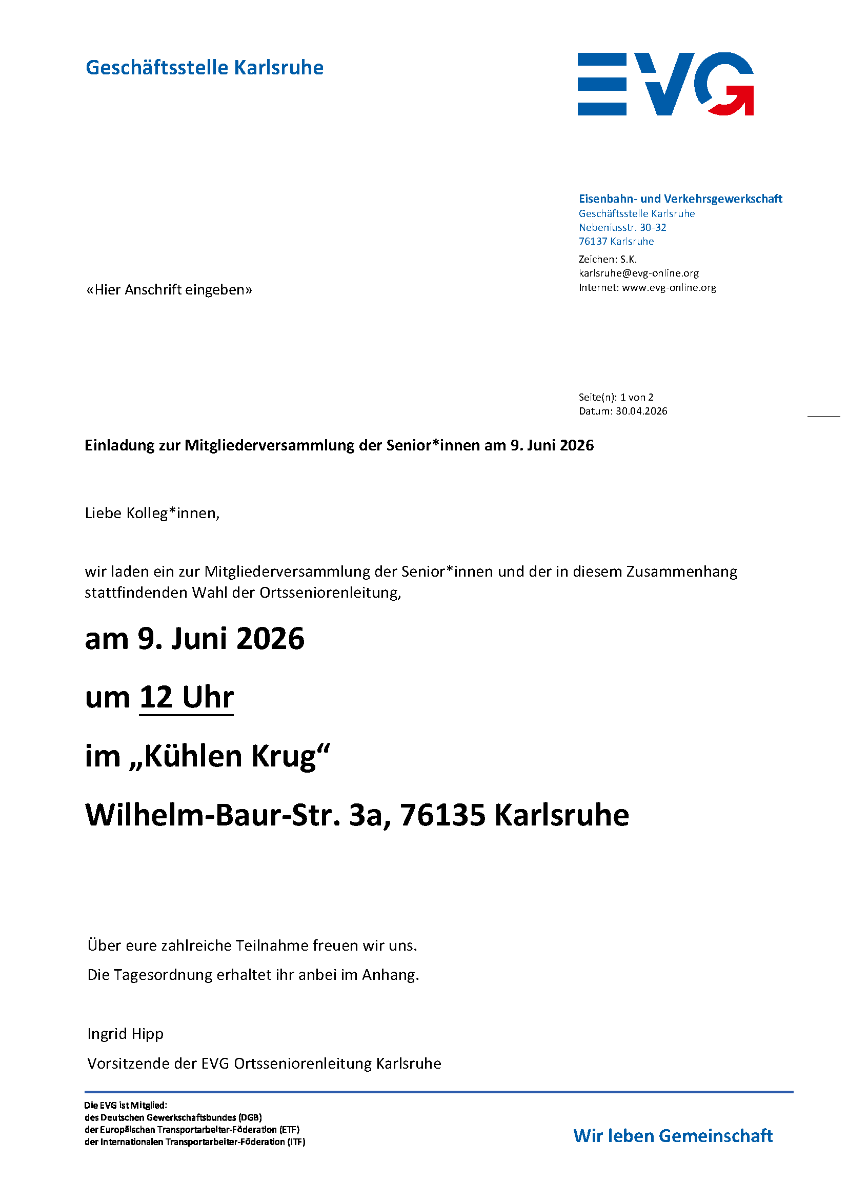 Willkommen